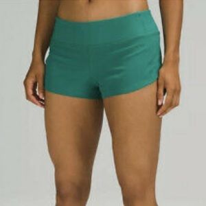 Lululemon Teal Lagoon Speed Up Shorts